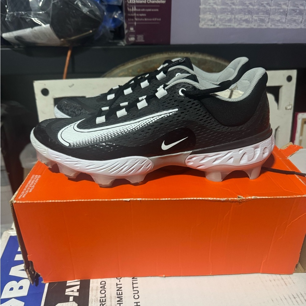 Nike Alpha Huarache NXT DJ6517-010 Black/Dark Smoke Grey/Light Smoke 14 New